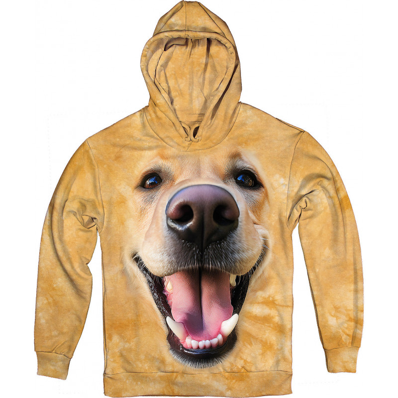 Laughing Yellow Lab Hoodie