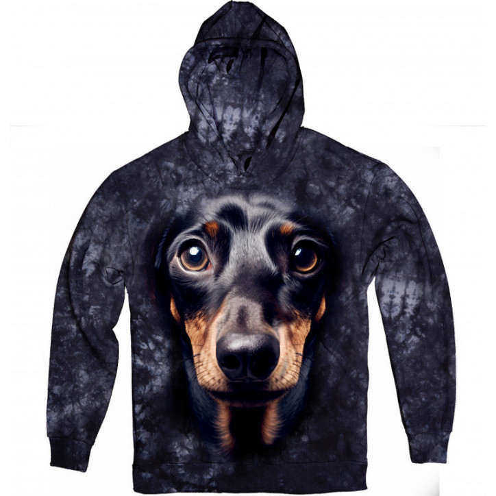 Dachshund Face Hoodie