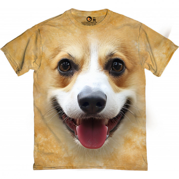 Welsh Corgi Big Face T-Shirt