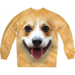 Welsh Corgi Big Face Sweatshirt