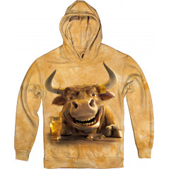 Drunk Bull Hoodie