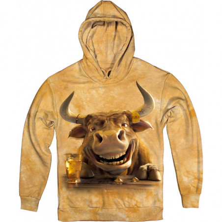 Drunk Bull Hoodie