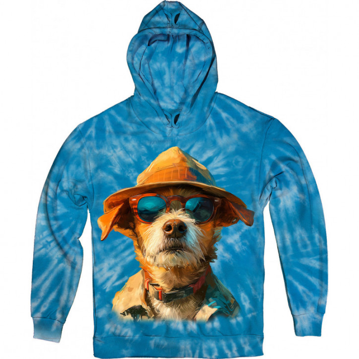 Dog on Holiday Hoodie