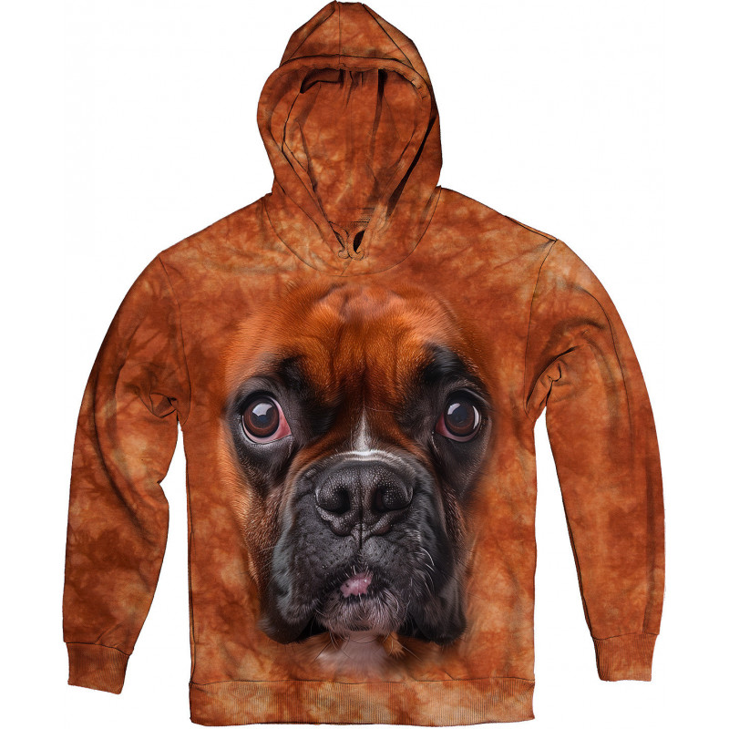 Boxer Face Hoodie