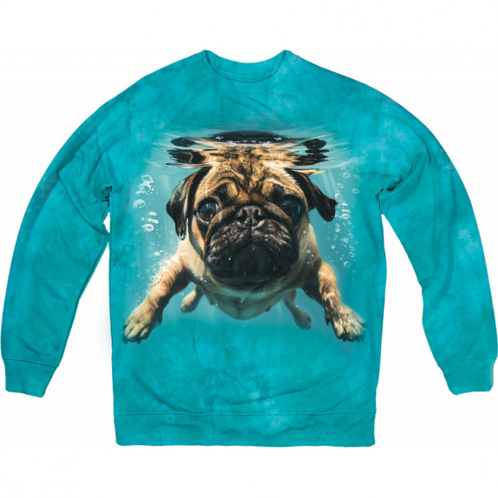 Underwater Pug Sweatshirt