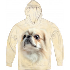 Pekingese Face Hoodie