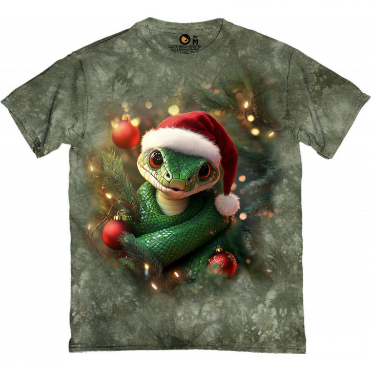 Holiday Spirit Festive Snake T-Shirt