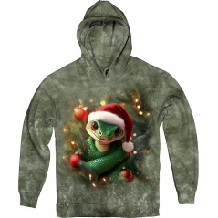 Holiday Spirit Festive Snake Hoodie