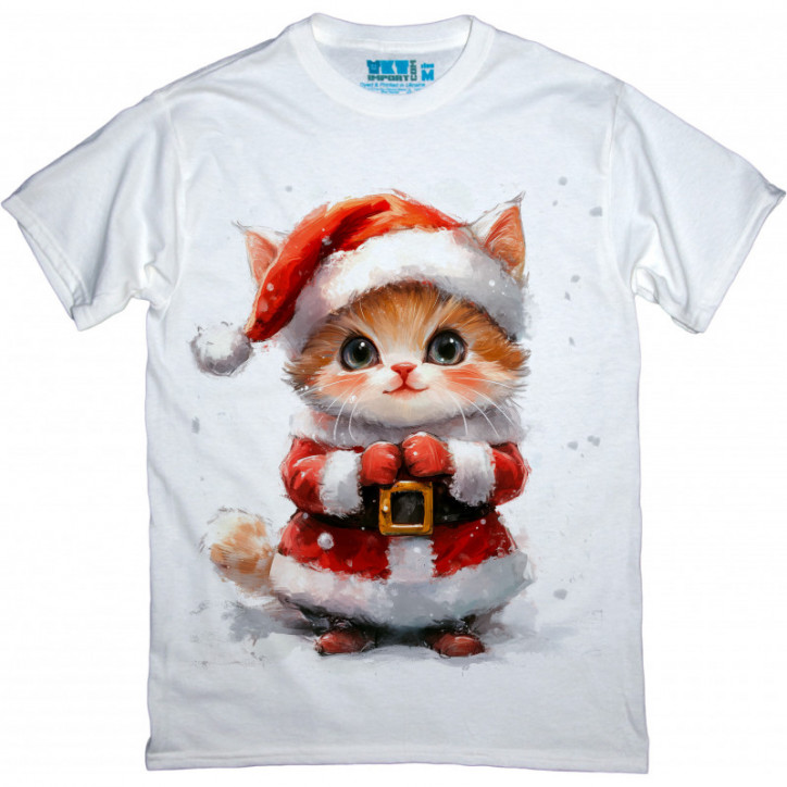 Purrfect Santa Kitten T-Shirt