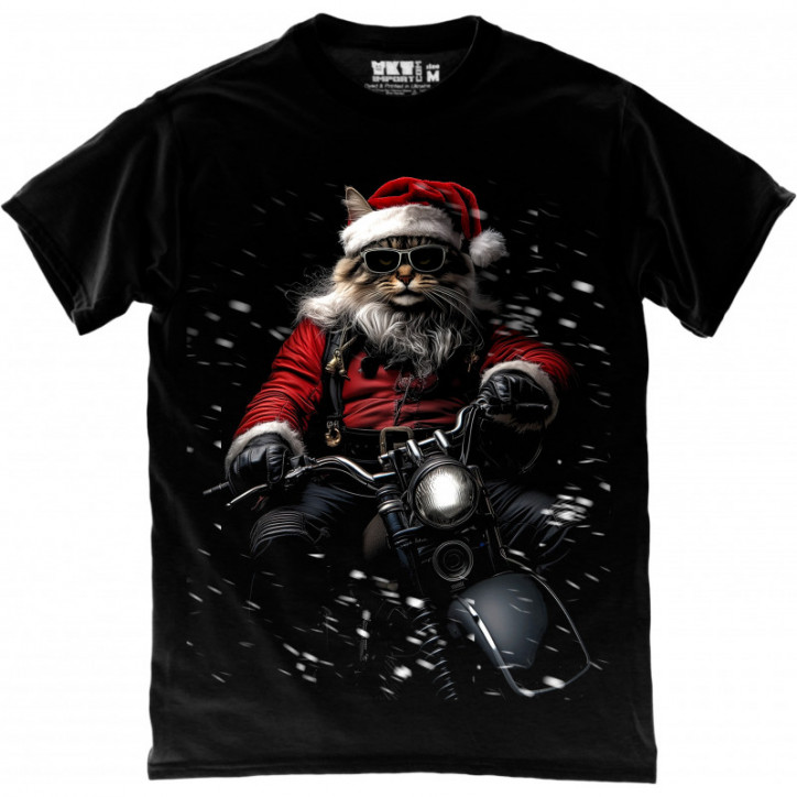 Santa Claws Rider T-Shirt