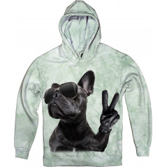Bulldog Peace Hoodie