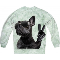 Bulldog Peace Sweatshirt