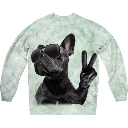 Bulldog Peace Sweatshirt