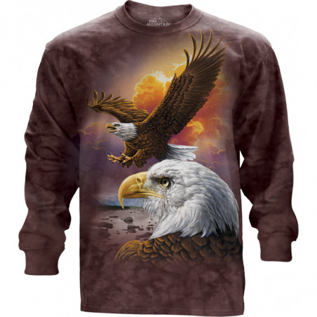 Eagle & Clouds Long Sleeve Tee