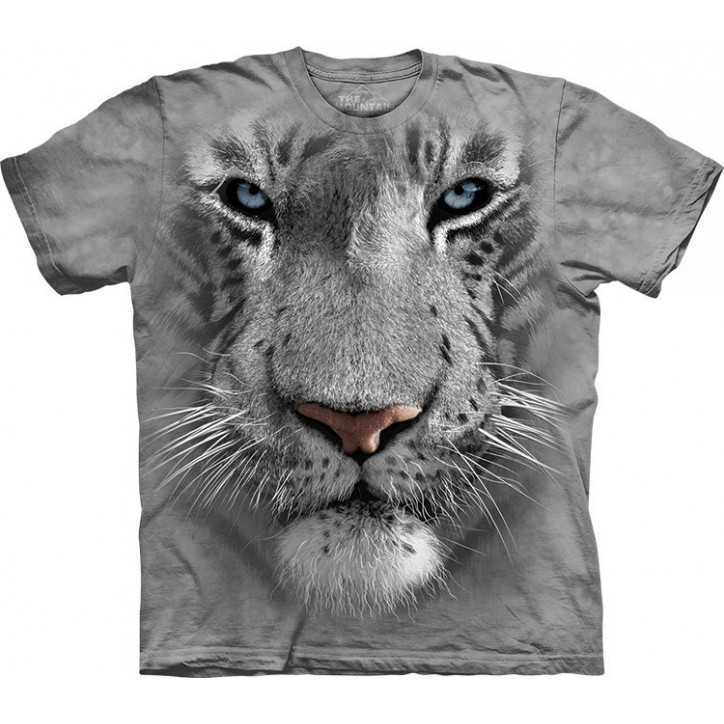 White Tiger Face T-Shirt