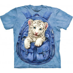 Backpack White Tiger