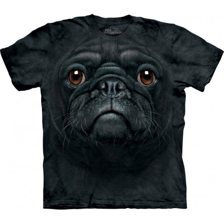 Black Pug Face T-Shirt