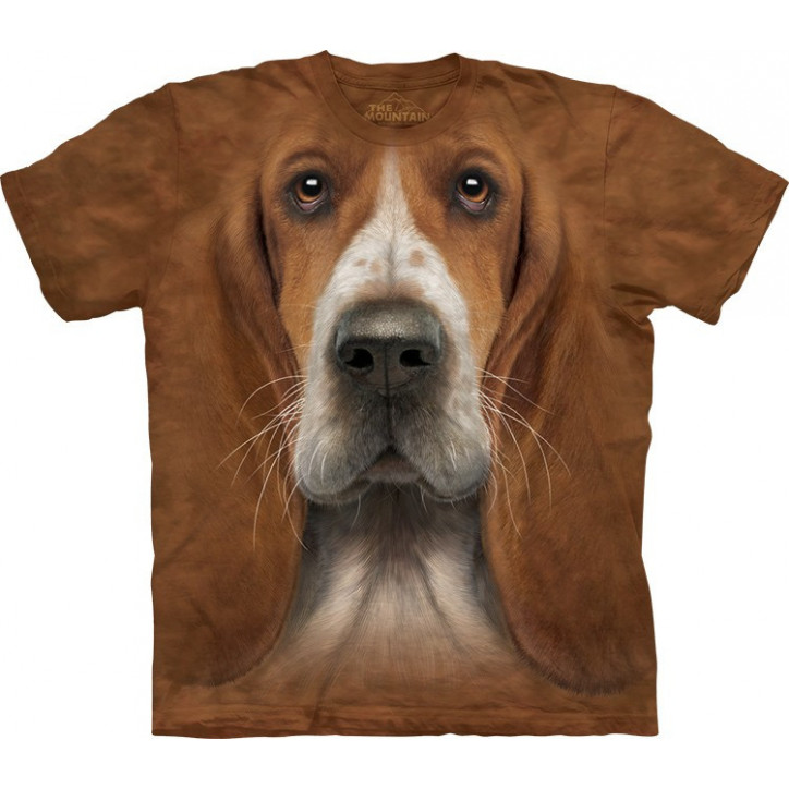 Basset Hound Head T-Shirt