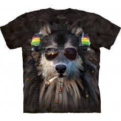 Smoking Rasta Wolf