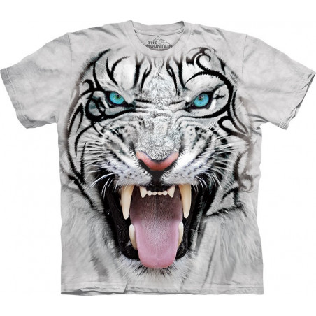 Big Face Tribal White Tiger