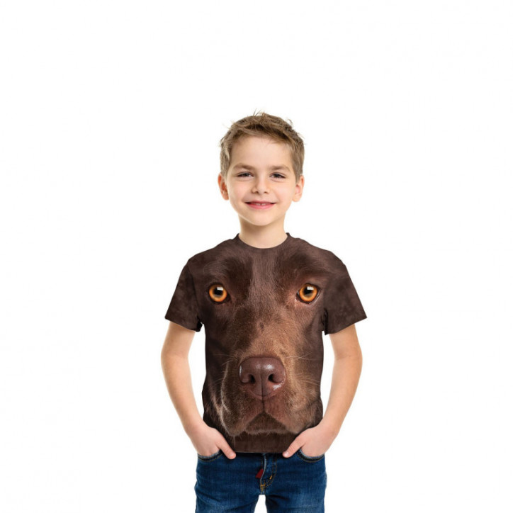 Chocolate Lab Face T-Shirt