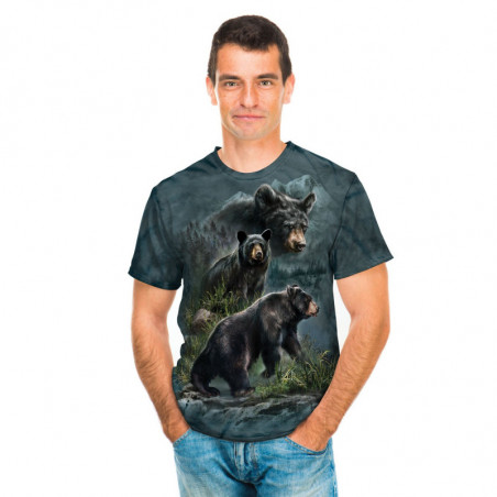 Three Black Bears T-Shirt