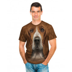 Basset Hound Head T-Shirt