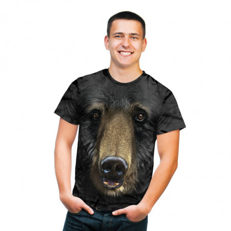 Black Bear Face T-Shirt