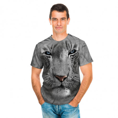 White Tiger Face T-Shirt