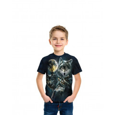 Moon Wolves Collage T-Shirt