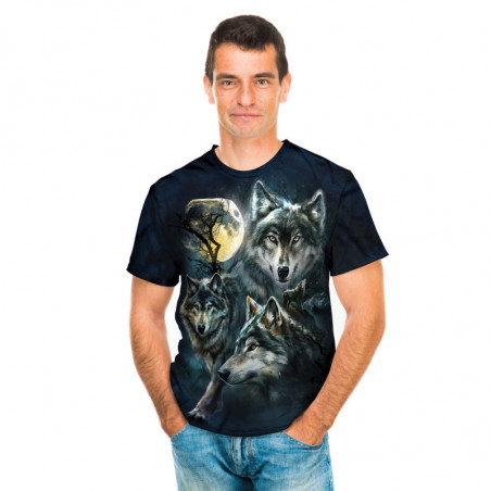 Moon Wolves Collage T-Shirt