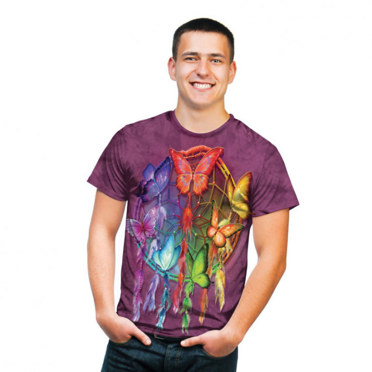 Rainbow Butterfly Dreamcatcher T-Shirt