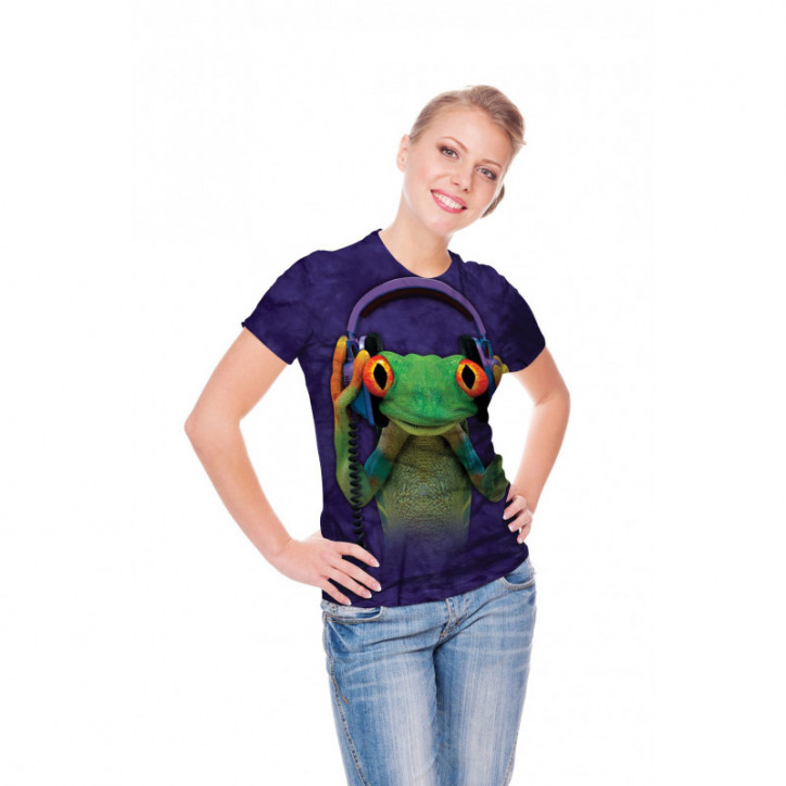 Frog DJ Peace T-Shirt