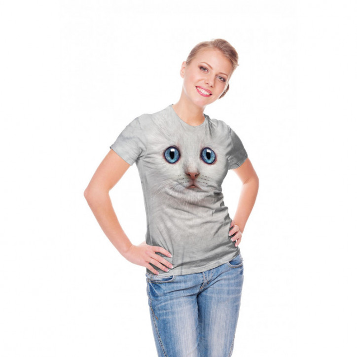 Ivory Kitten Face T-Shirt