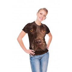 Chocolate Lab Face T-Shirt