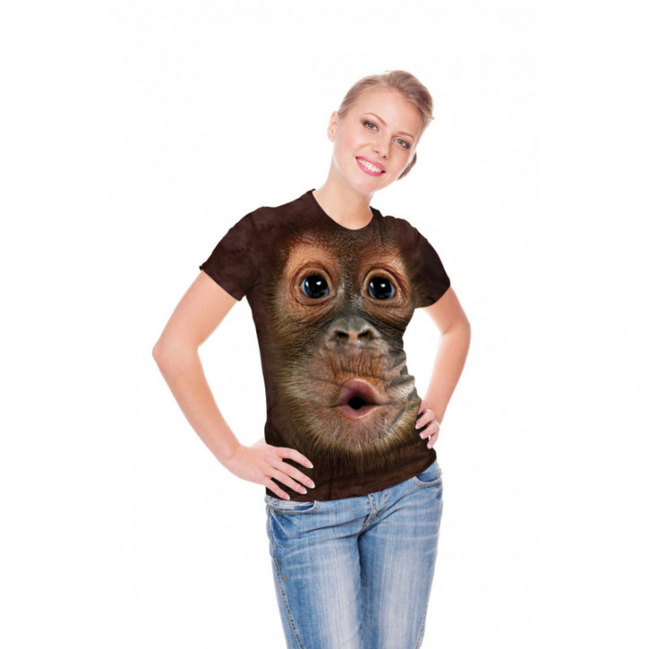 Big Face Baby Orangutan T-Shirt