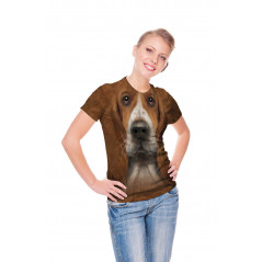 Basset Hound Head T-Shirt