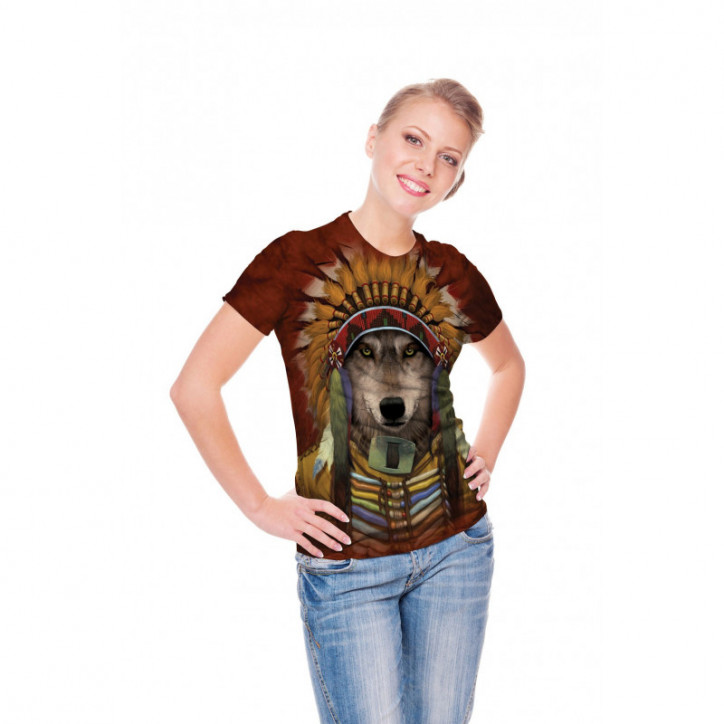 Wolf Spirit Chief T-Shirt