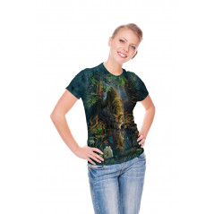 Enchanted Wolf Pool T-Shirt The Mountain