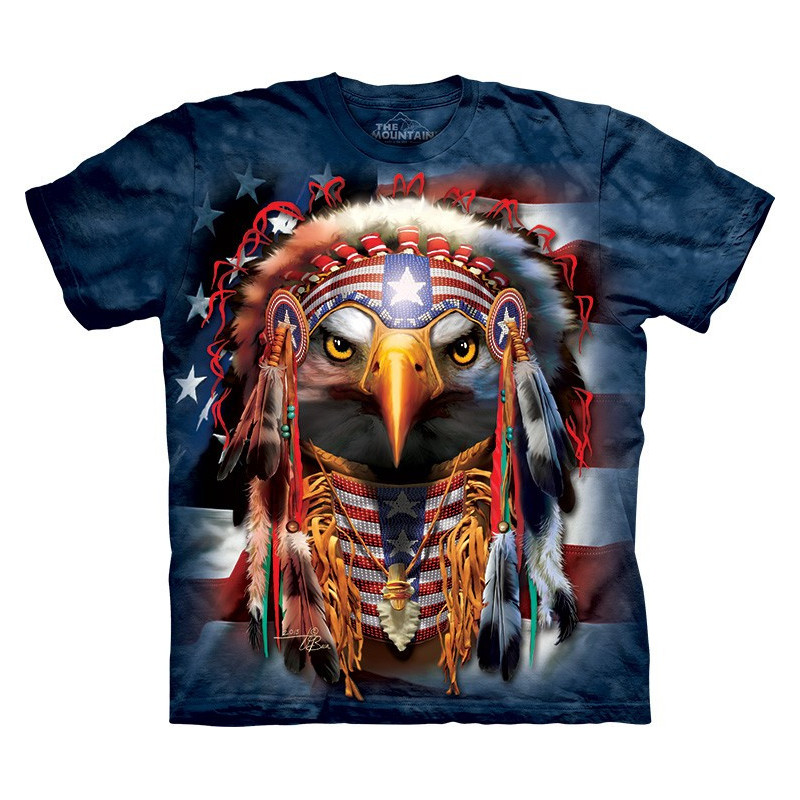 Native Patriot Eagle T-Shirt The Mountain