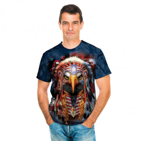 Cool Native Patriot Eagle T-Shirt