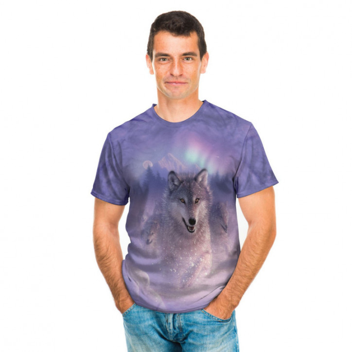 Wolf Northern Lights T-Shirt